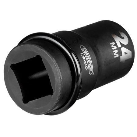 DRAPER Expert 24mm 1in. Square Drive Hi-Torq ; 6 Point Deep Impact Socket: Model No.425D-MM