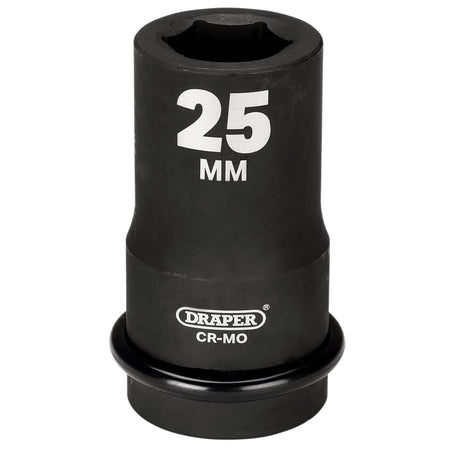 DRAPER Expert 25mm 1in. Square Drive Hi-Torq ; 6 Point Deep Impact Socket: Model No.425D-MM