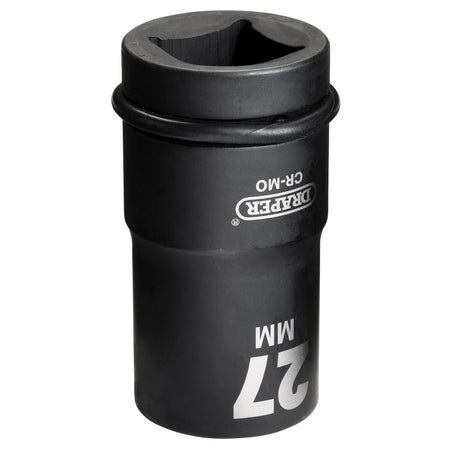 DRAPER Expert 27mm 1in. Square Drive Hi-Torq ; 6 Point Deep Impact Socket: Model No.425D-MM