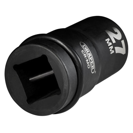 DRAPER Expert 27mm 1in. Square Drive Hi-Torq ; 6 Point Deep Impact Socket: Model No.425D-MM
