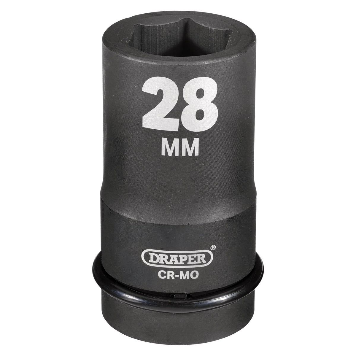 DRAPER Expert 28mm 1in. Square Drive Hi-Torq ; 6 Point Deep Impact Socket: Model No.425D-MM