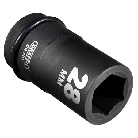 DRAPER Expert 28mm 1in. Square Drive Hi-Torq ; 6 Point Deep Impact Socket: Model No.425D-MM
