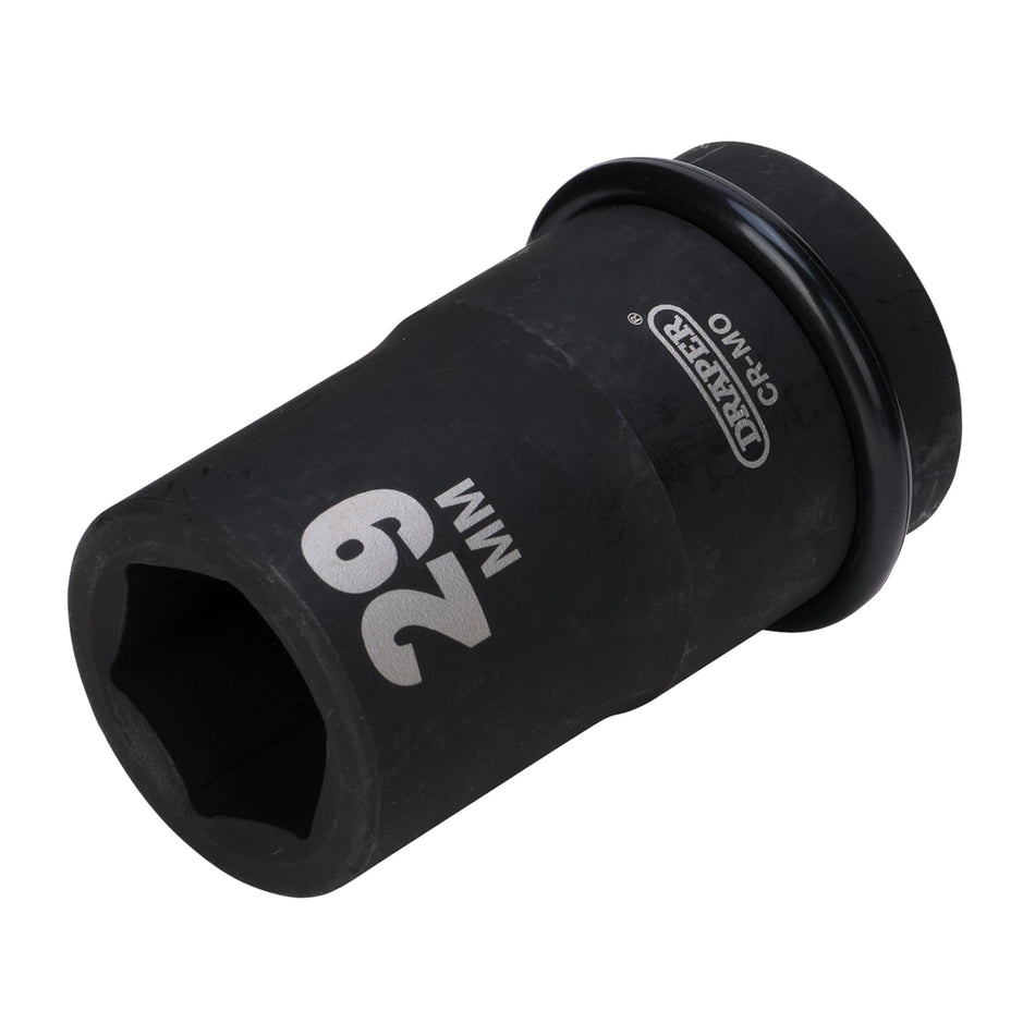 DRAPER Expert 29mm 1in. Square Drive Hi-Torq ; 6 Point Deep Impact Socket: Model No.425D-MM