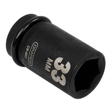 DRAPER Expert 33mm 1in. Square Drive Hi-Torq ; 6 Point Deep Impact Socket: Model No.425D-MM