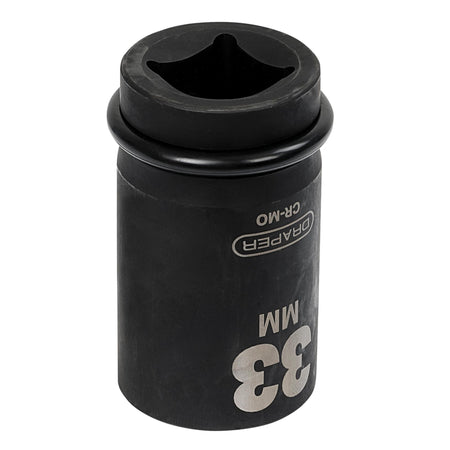 DRAPER Expert 33mm 1in. Square Drive Hi-Torq ; 6 Point Deep Impact Socket: Model No.425D-MM