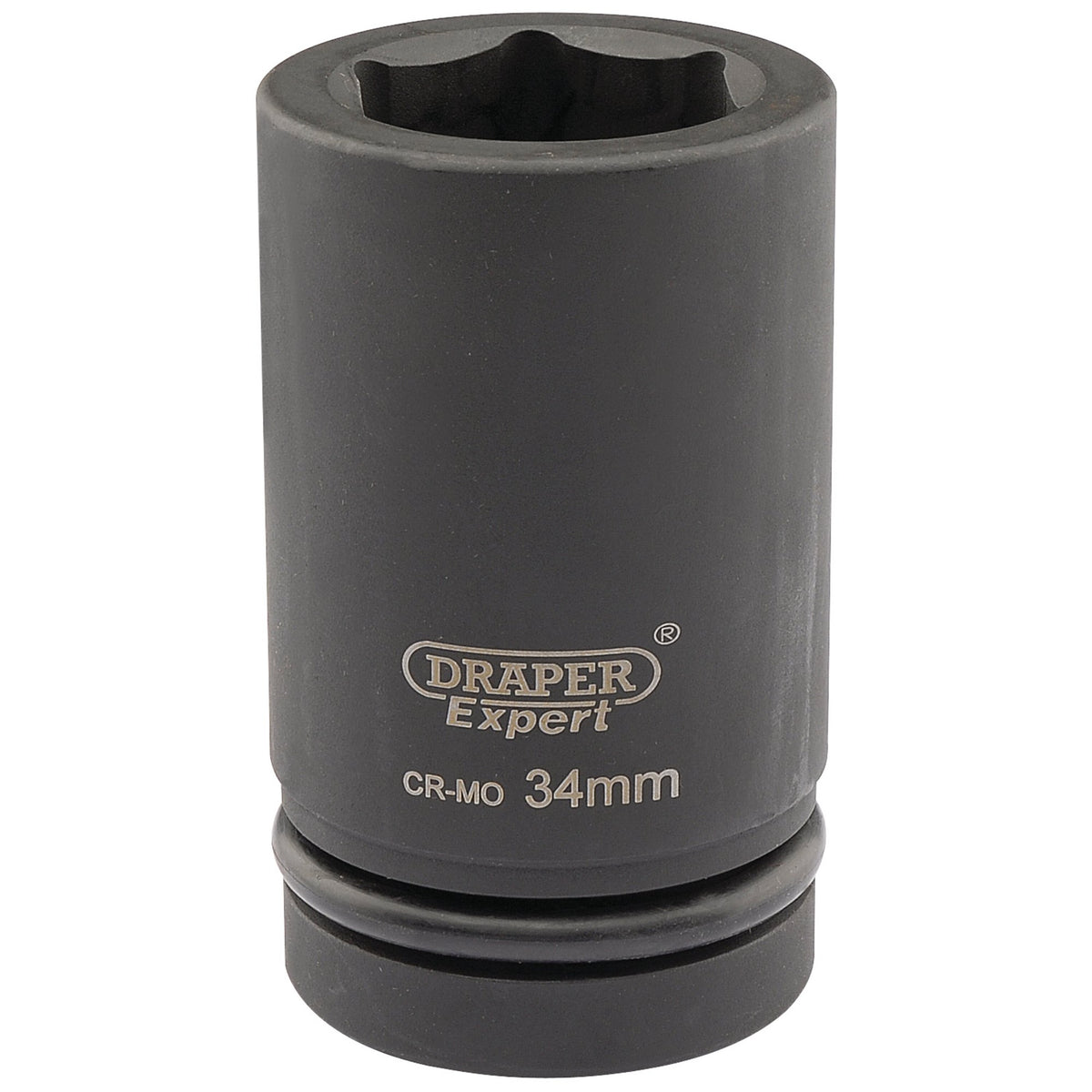 DRAPER Expert 34mm 1in. Square Drive Hi-Torq ; 6 Point Deep Impact Socket: Model No.425D-MM