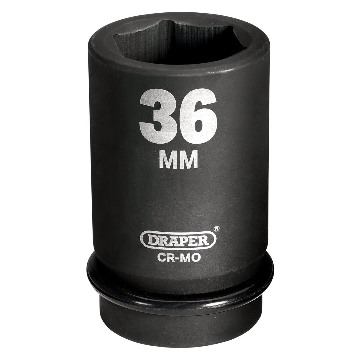 DRAPER Expert 36mm 1in. Square Drive Hi-Torq ; 6 Point Deep Impact Socket: Model No.425D-MM