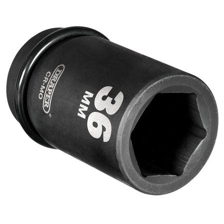 DRAPER Expert 36mm 1in. Square Drive Hi-Torq ; 6 Point Deep Impact Socket: Model No.425D-MM