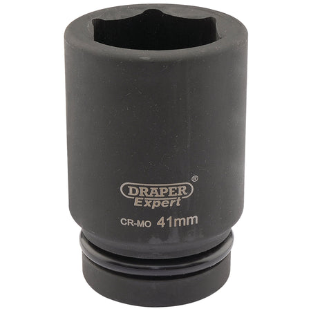 DRAPER Expert 41mm 1in. Square Drive Hi-Torq ; 6 Point Deep Impact Socket: Model No.425D-MM