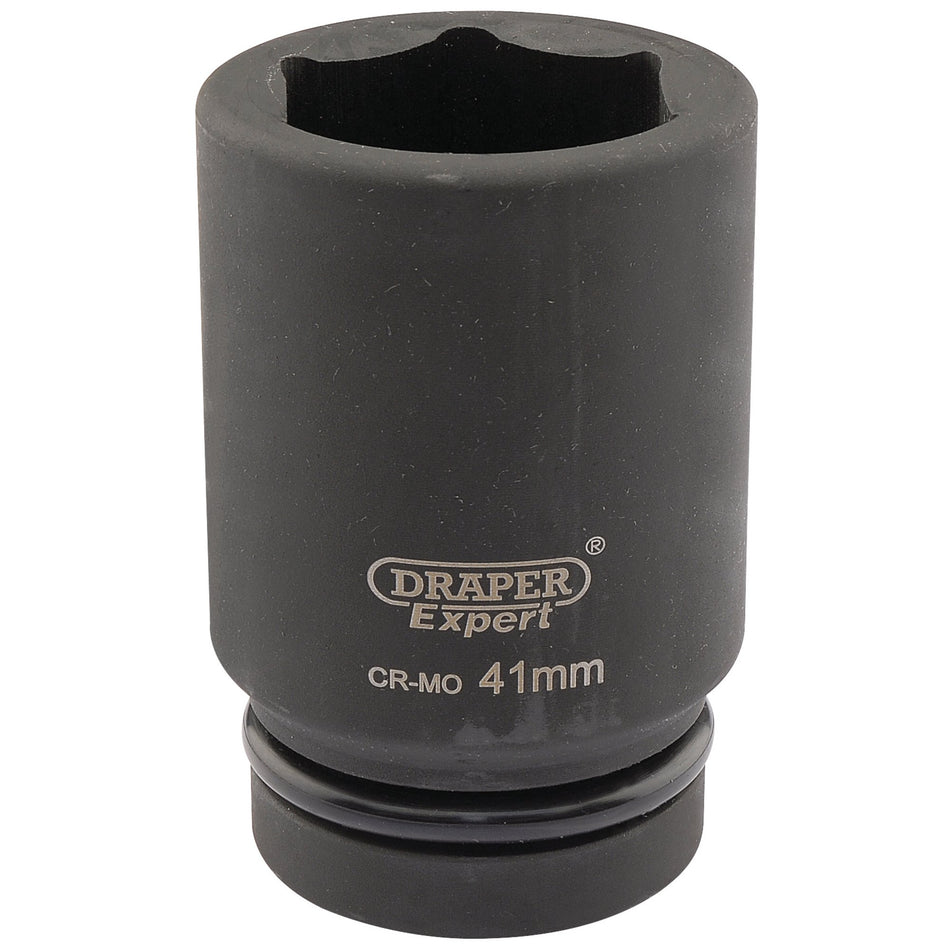 DRAPER Expert 41mm 1in. Square Drive Hi-Torq ; 6 Point Deep Impact Socket: Model No.425D-MM