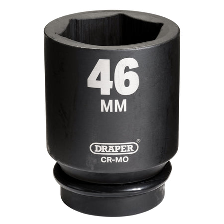 DRAPER Expert 46mm 1in. Square Drive Hi-Torq ; 6 Point Deep Impact Socket: Model No.425D-MM