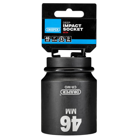 DRAPER Expert 46mm 1in. Square Drive Hi-Torq ; 6 Point Deep Impact Socket: Model No.425D-MM