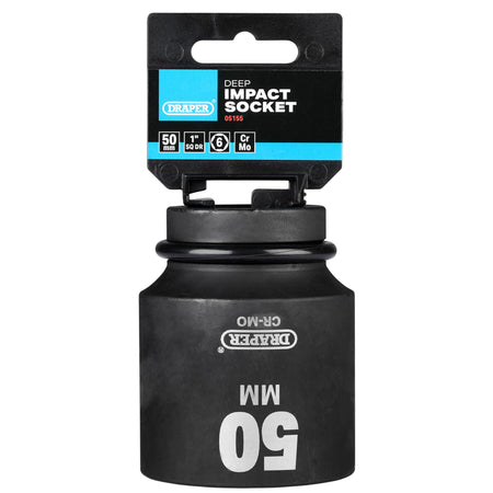 DRAPER Expert 50mm 1in. Square Drive Hi-Torq ; 6 Point Deep Impact Socket: Model No.425D-MM