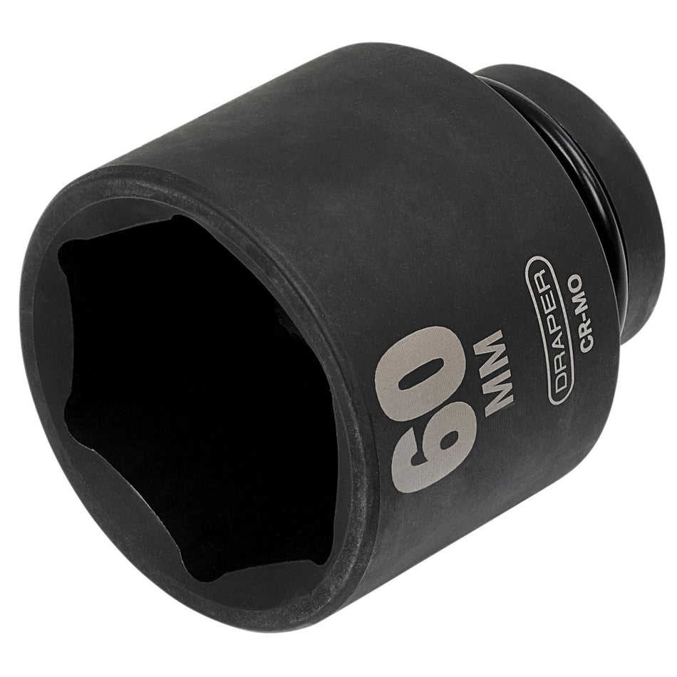 DRAPER Expert 60mm 1in. Square Drive Hi-Torq ; 6 Point Deep Impact Socket: Model No.425D-MM
