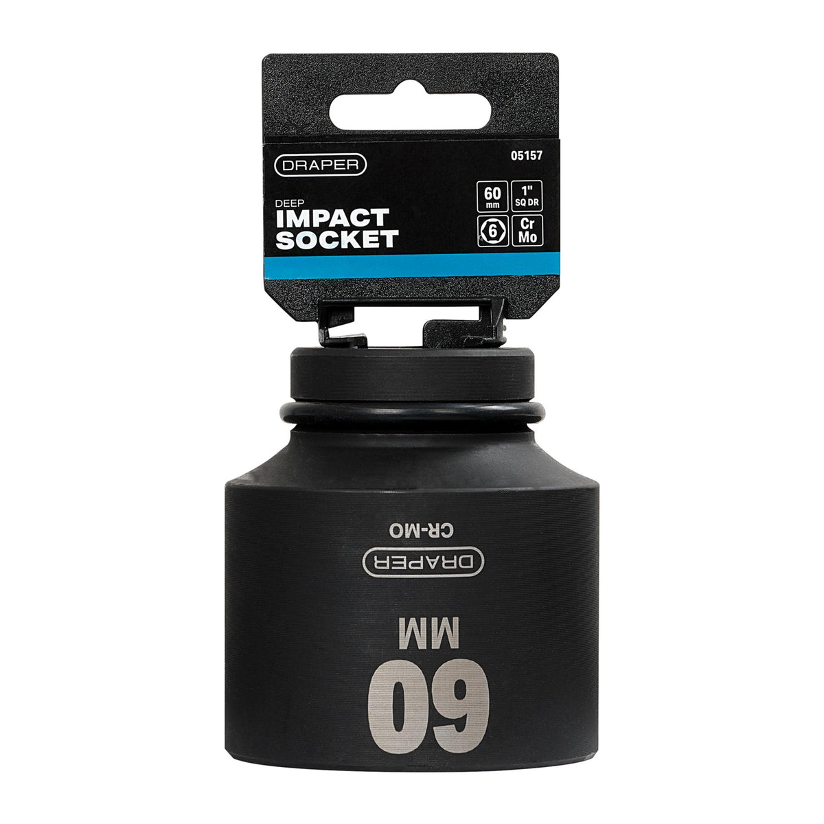 DRAPER Expert 60mm 1in. Square Drive Hi-Torq ; 6 Point Deep Impact Socket: Model No.425D-MM