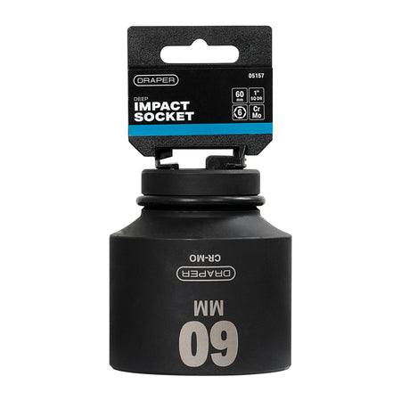 DRAPER Expert 60mm 1in. Square Drive Hi-Torq ; 6 Point Deep Impact Socket: Model No.425D-MM