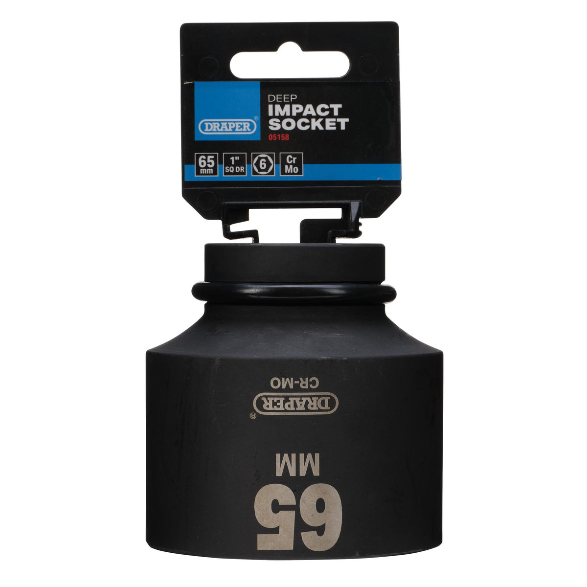 DRAPER Expert 65mm 1in. Square Drive Hi-Torq ; 6 Point Deep Impact Socket: Model No.425D-MM