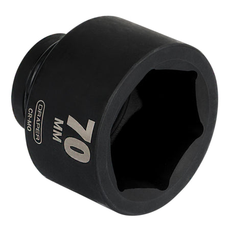 DRAPER Expert 70mm 1in. Square Drive Hi-Torq ; 6 Point Deep Impact Socket: Model No.425D-MM