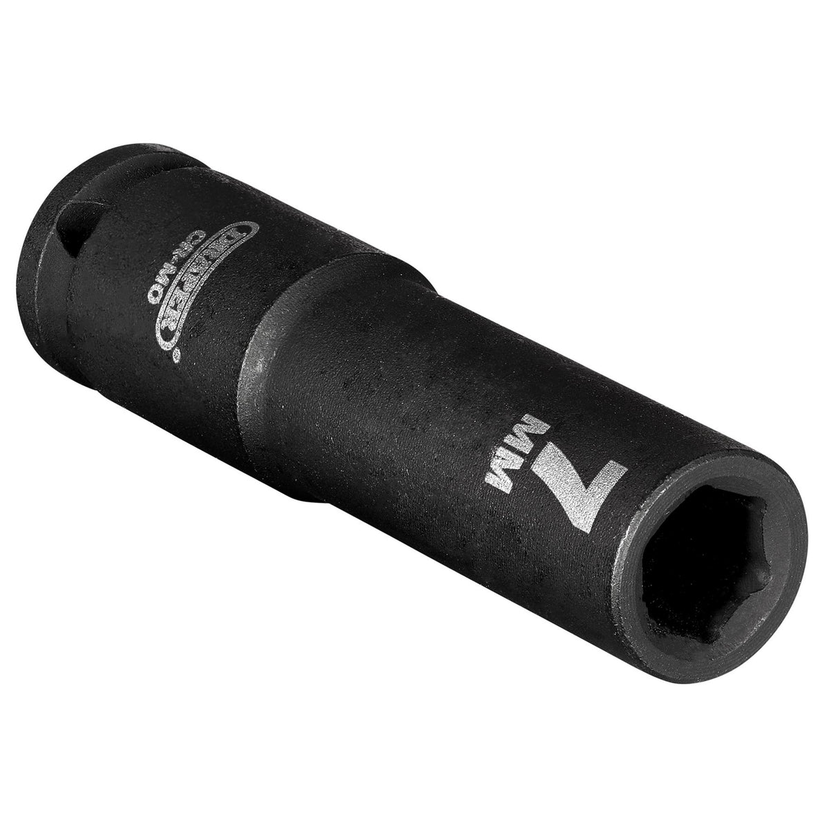 DRAPER Expert 7mm 1/4in. Square Drive Hi-Torq ; 6 Point Deep Impact Socket: Model No.406D-MM