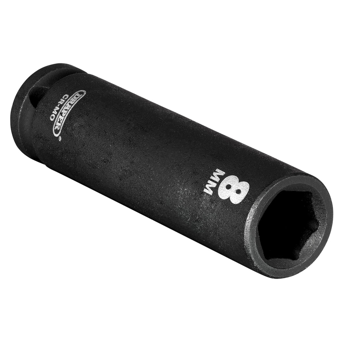 DRAPER Expert 8mm 1/4in. Square Drive Hi-Torq ; 6 Point Deep Impact Socket: Model No.406D-MM