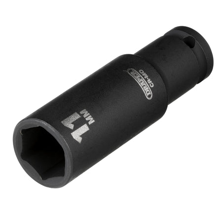 DRAPER Expert 11mm 1/4in. Square Drive Hi-Torq ; 6 Point Deep Impact Socket: Model No.406D-MM