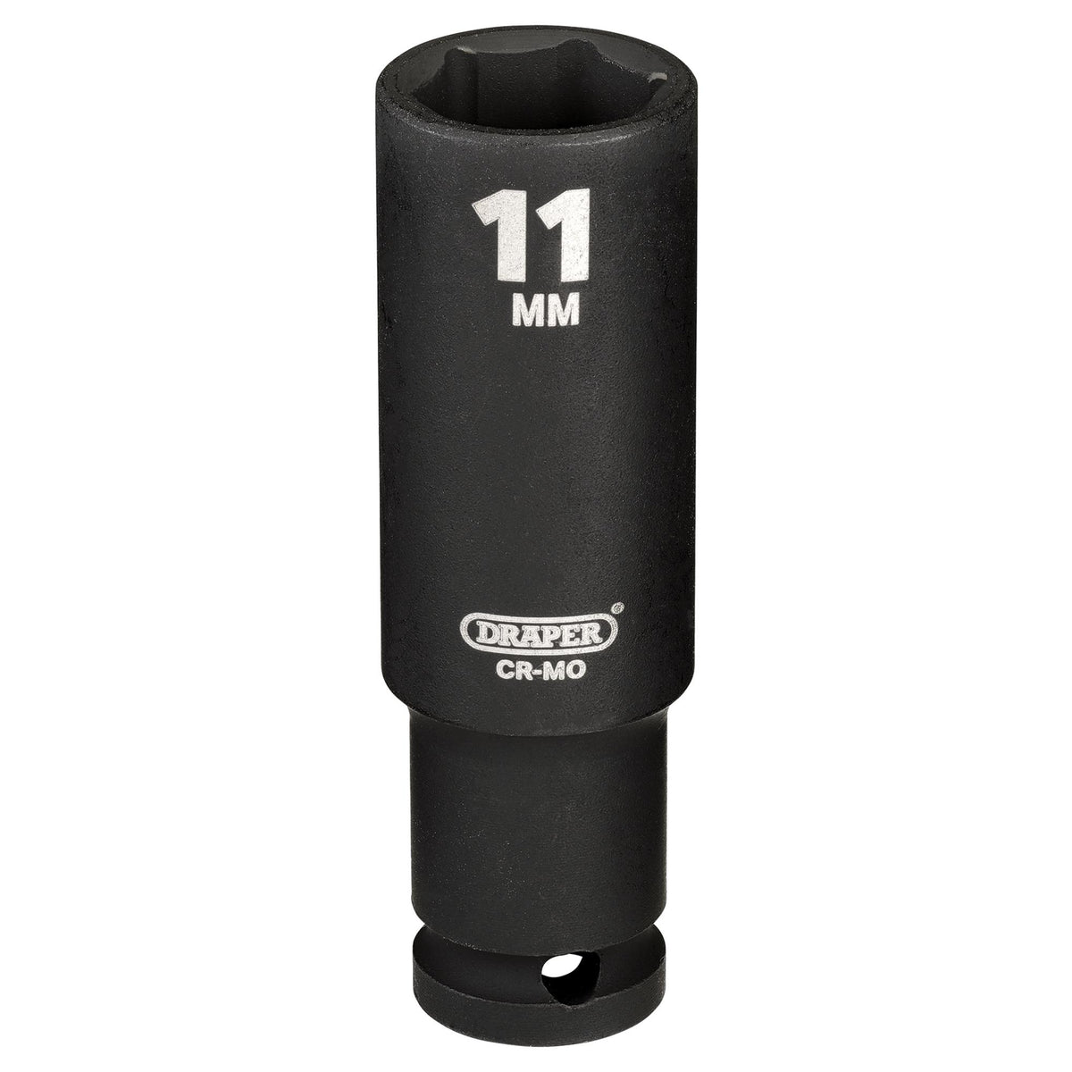 DRAPER Expert 11mm 1/4in. Square Drive Hi-Torq ; 6 Point Deep Impact Socket: Model No.406D-MM