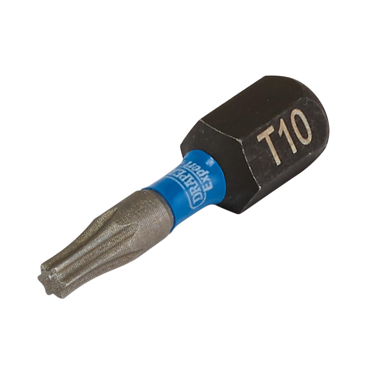 Draper Expert TX-STAR Impact Screwdriver Bits, T10 x 25mm, 1/4" Hex (Pack of 5) : Model No. IMBH/TX25/5