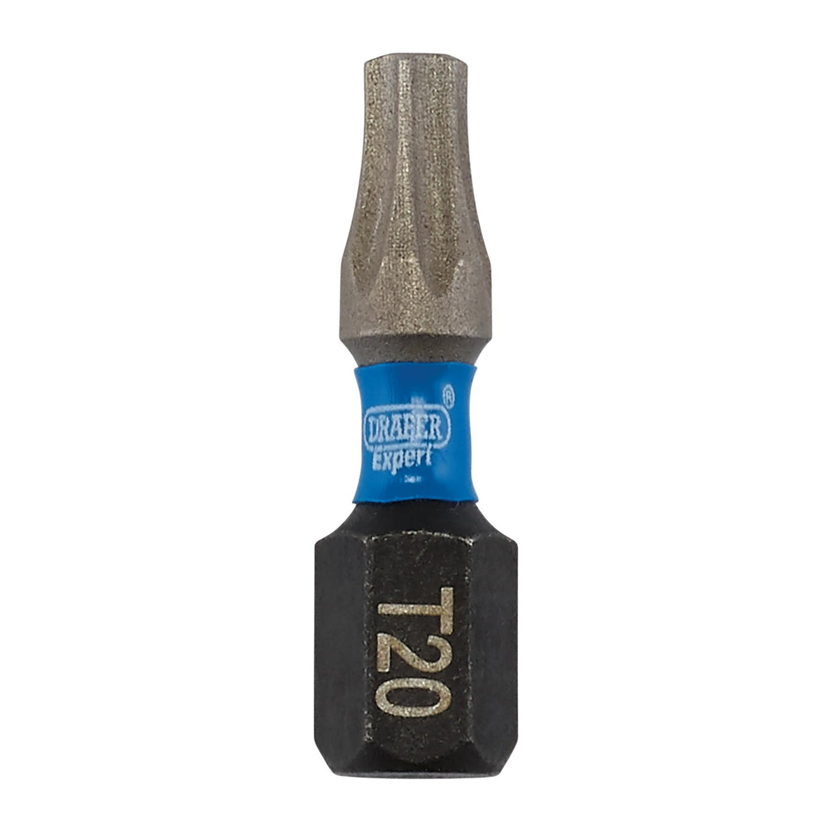 Draper Expert TX-STAR Impact Screwdriver Bits, T20 x 25mm, 1/4" Hex (Pack of 5) : Model No. IMBH/TX25/5