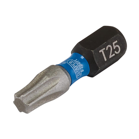 Draper Expert TX-STAR Impact Screwdriver Bits, T25 x 25mm, 1/4" Hex (Pack of 5) : Model No. IMBH/TX25/5