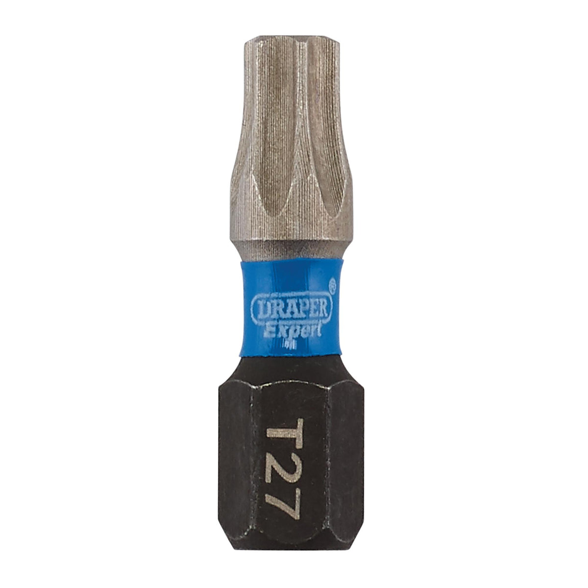 Draper Expert TX-STAR Impact Screwdriver Bits, T27 x 25mm, 1/4" Hex (Pack of 5) : Model No. IMBH/TX25/5