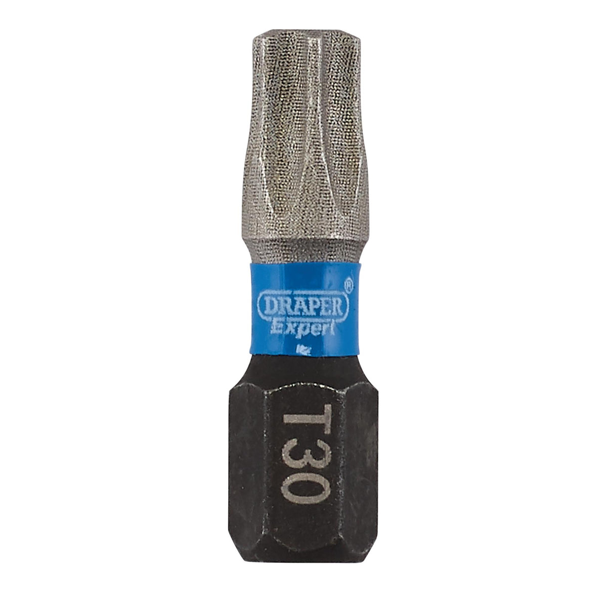 Draper Expert TX-STAR Impact Screwdriver Bits, T30 x 25mm, 1/4" Hex (Pack of 5) : Model No. IMBH/TX25/5