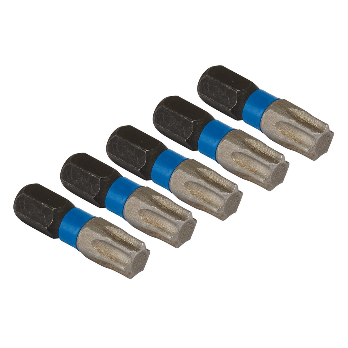 Draper Expert TX-STAR Impact Screwdriver Bits, T40 x 25mm, 1/4" Hex (Pack of 5) : Model No. IMBH/TX25/5