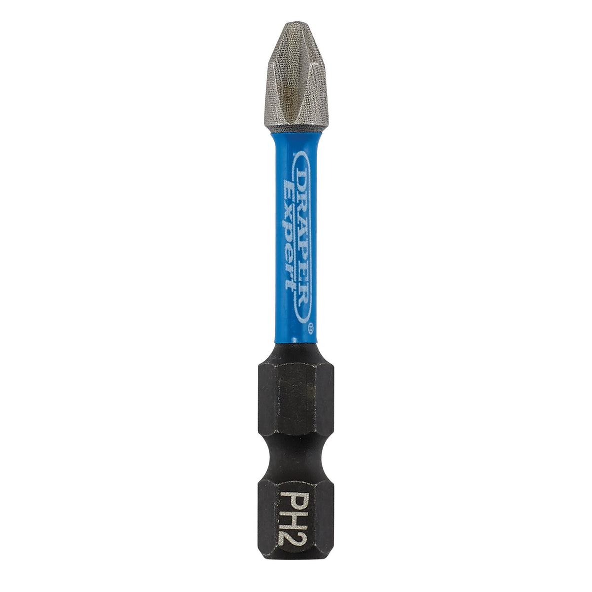 Draper Expert Cross Slot/PH Type Impact Screwdriver Bits, No.2 x 50mm, 1/4" Hex (Pack of 5) : Model No. IMBH/PH50/5