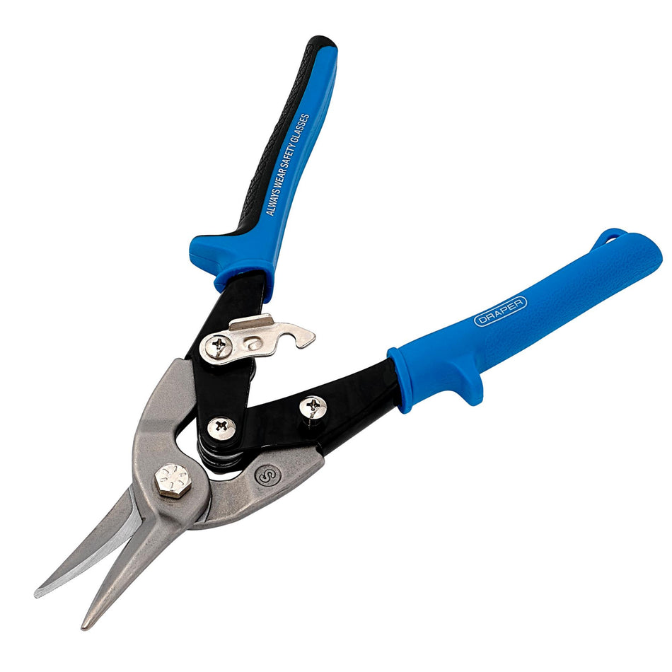 DRAPER 250mm Soft Grip Compound Action Tinman's (Aviation) Shears: Model No.TSCSG