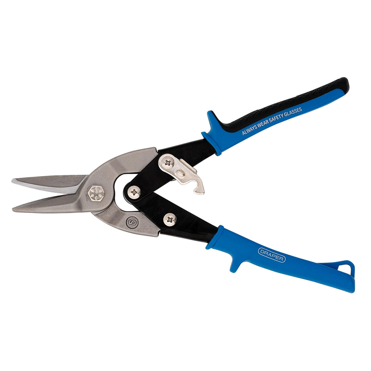 DRAPER 250mm Soft Grip Compound Action Tinman's (Aviation) Shears: Model No.TSCSG