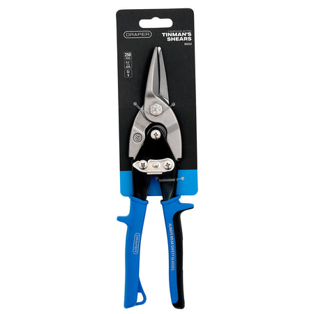 DRAPER 250mm Soft Grip Compound Action Tinman's (Aviation) Shears: Model No.TSCSG