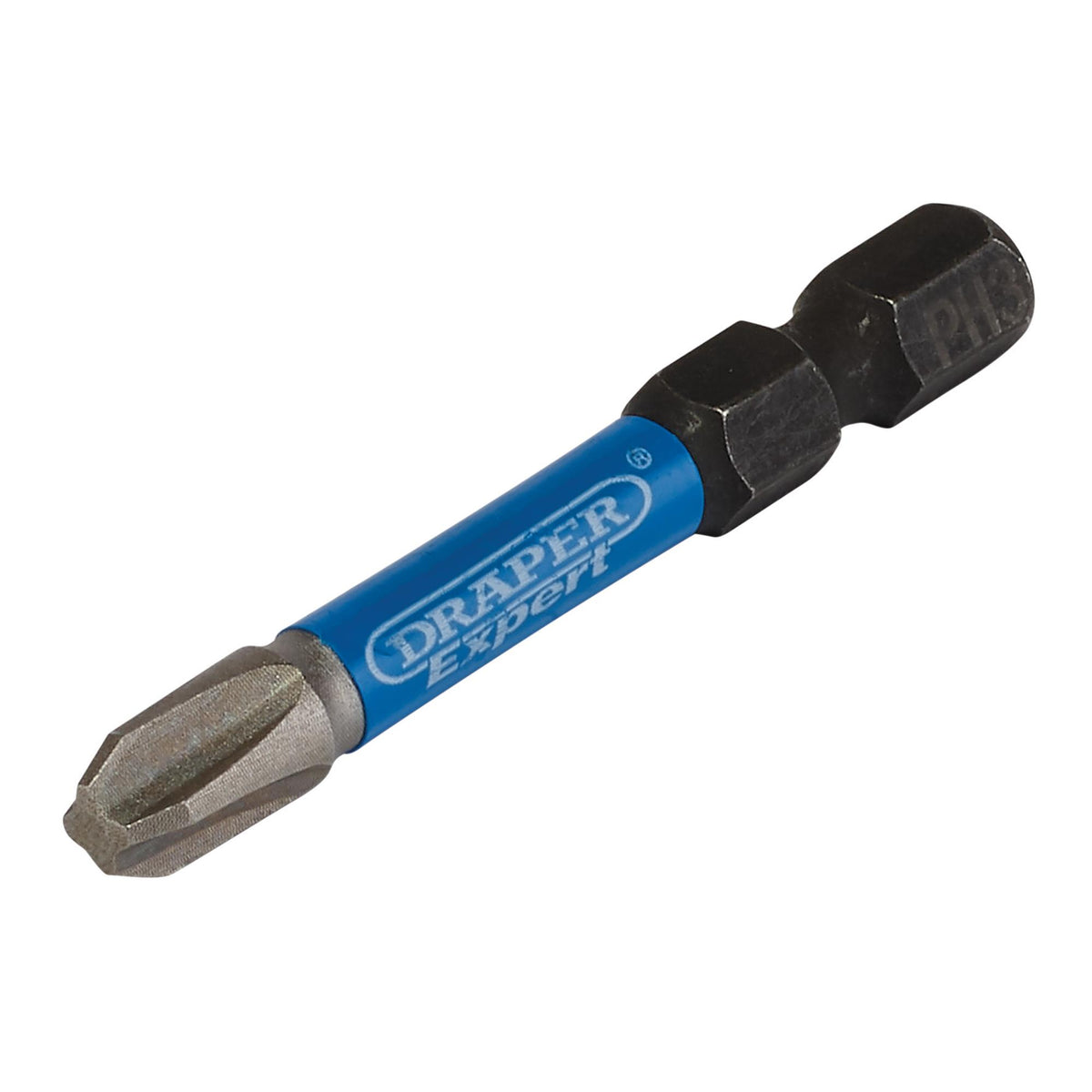 Draper Expert Cross Slot/PH Type Impact Screwdriver Bits, No.3 x 50mm, 1/4" Hex (Pack of 5) : Model No. IMBH/PH50/5