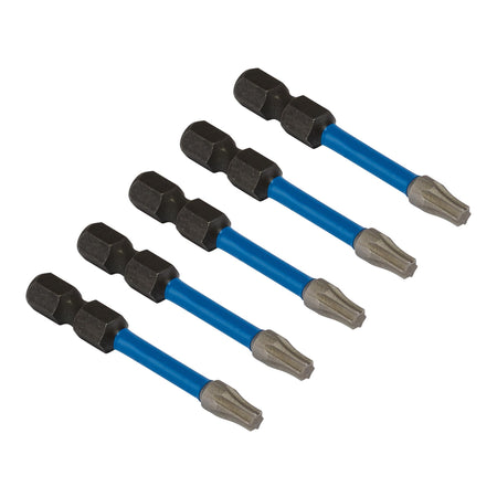 Draper Expert TX-STAR Impact Screwdriver Bits, T20 x 50mm, 1/4" Hex (Pack of 5) : Model No. IMBH/TX50/5