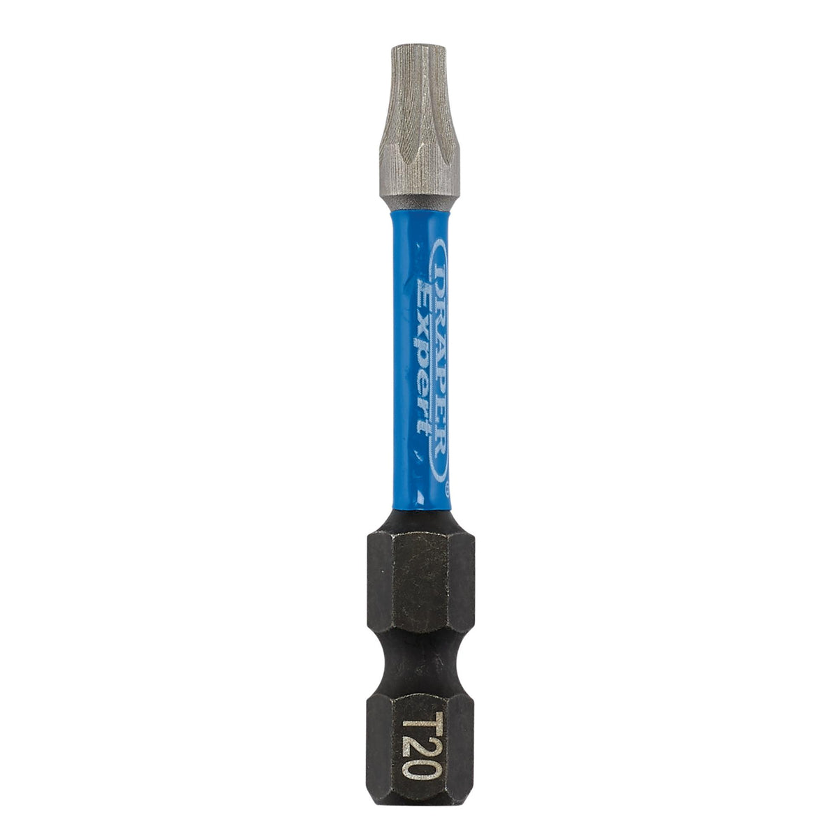 Draper Expert TX-STAR Impact Screwdriver Bits, T20 x 50mm, 1/4" Hex (Pack of 5) : Model No. IMBH/TX50/5