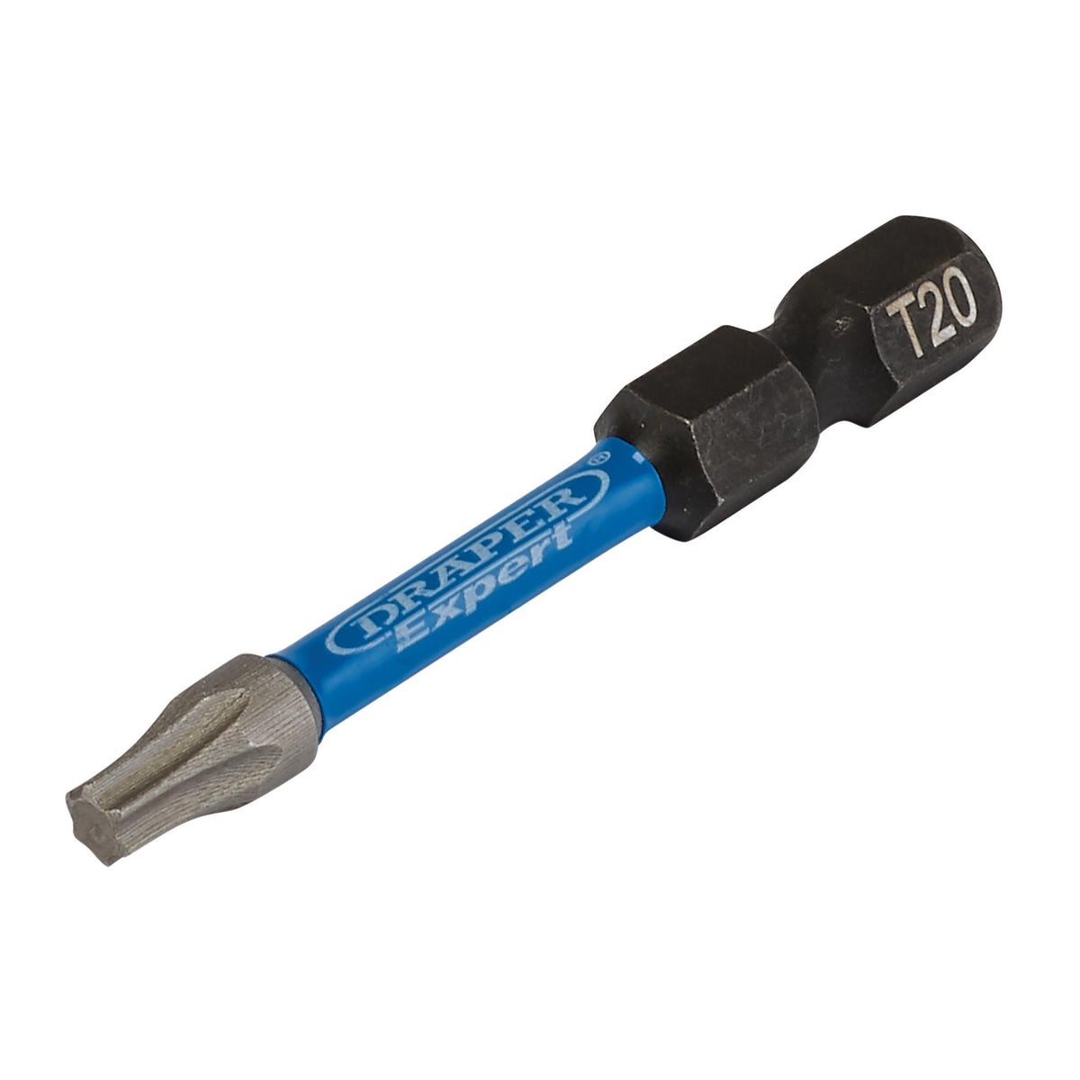 Draper Expert TX-STAR Impact Screwdriver Bits, T20 x 50mm, 1/4" Hex (Pack of 5) : Model No. IMBH/TX50/5