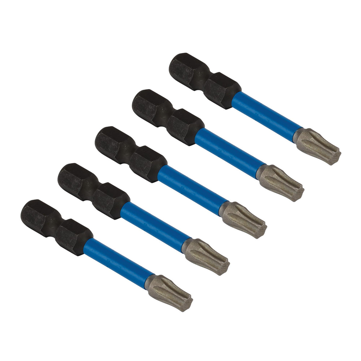 Draper Expert TX-STAR Impact Screwdriver Bits, T25 x 50mm, 1/4" Hex (Pack of 5) : Model No. IMBH/TX50/5