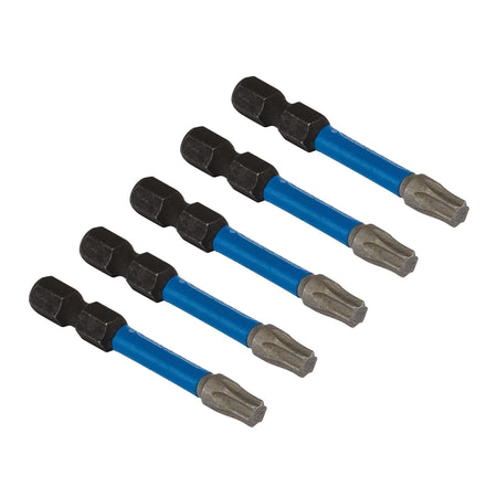 Draper Expert TX-STAR Impact Screwdriver Bits, T27 x 50mm, 1/4" Hex (Pack of 5) : Model No. IMBH/TX50/5
