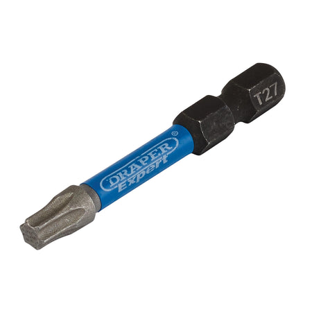 Draper Expert TX-STAR Impact Screwdriver Bits, T27 x 50mm, 1/4" Hex (Pack of 5) : Model No. IMBH/TX50/5