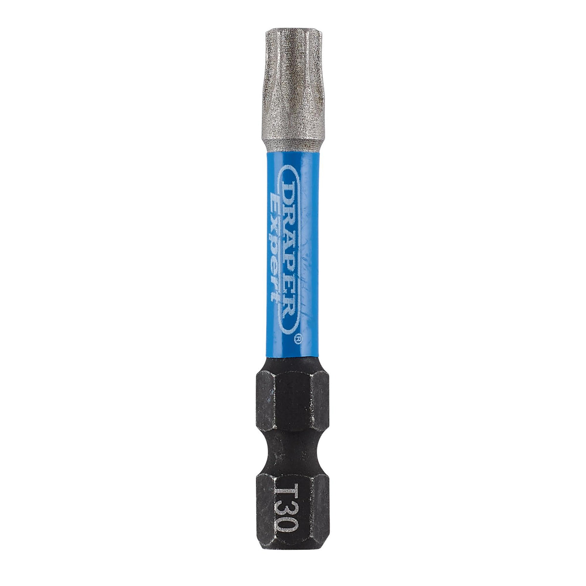 Draper Expert TX-STAR Impact Screwdriver Bits, T30 x 50mm, 1/4" Hex (Pack of 5) : Model No. IMBH/TX50/5