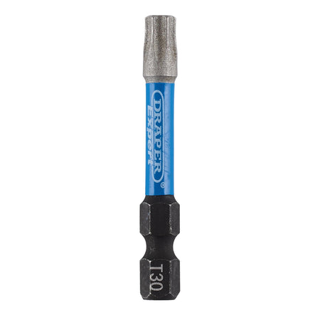 Draper Expert TX-STAR Impact Screwdriver Bits, T30 x 50mm, 1/4" Hex (Pack of 5) : Model No. IMBH/TX50/5