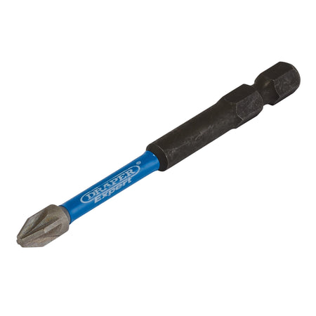 Draper Expert PZ-Type Impact Screwdriver Bits, No.2 x 75mm, 1/4" Hex (Pack of 5) : Model No. IMBH/PZ75/5