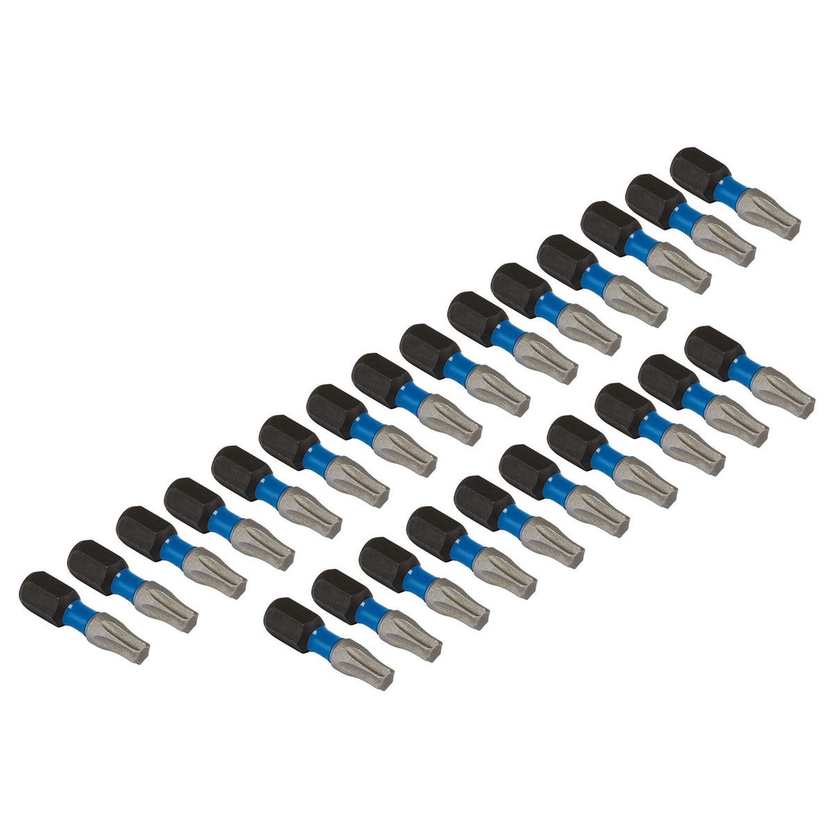 Draper Expert TX-STAR Impact Screwdriver Bits, T25 x 25mm, 1/4" Hex (Pack of 25) : Model No. IMBH/TX25/25
