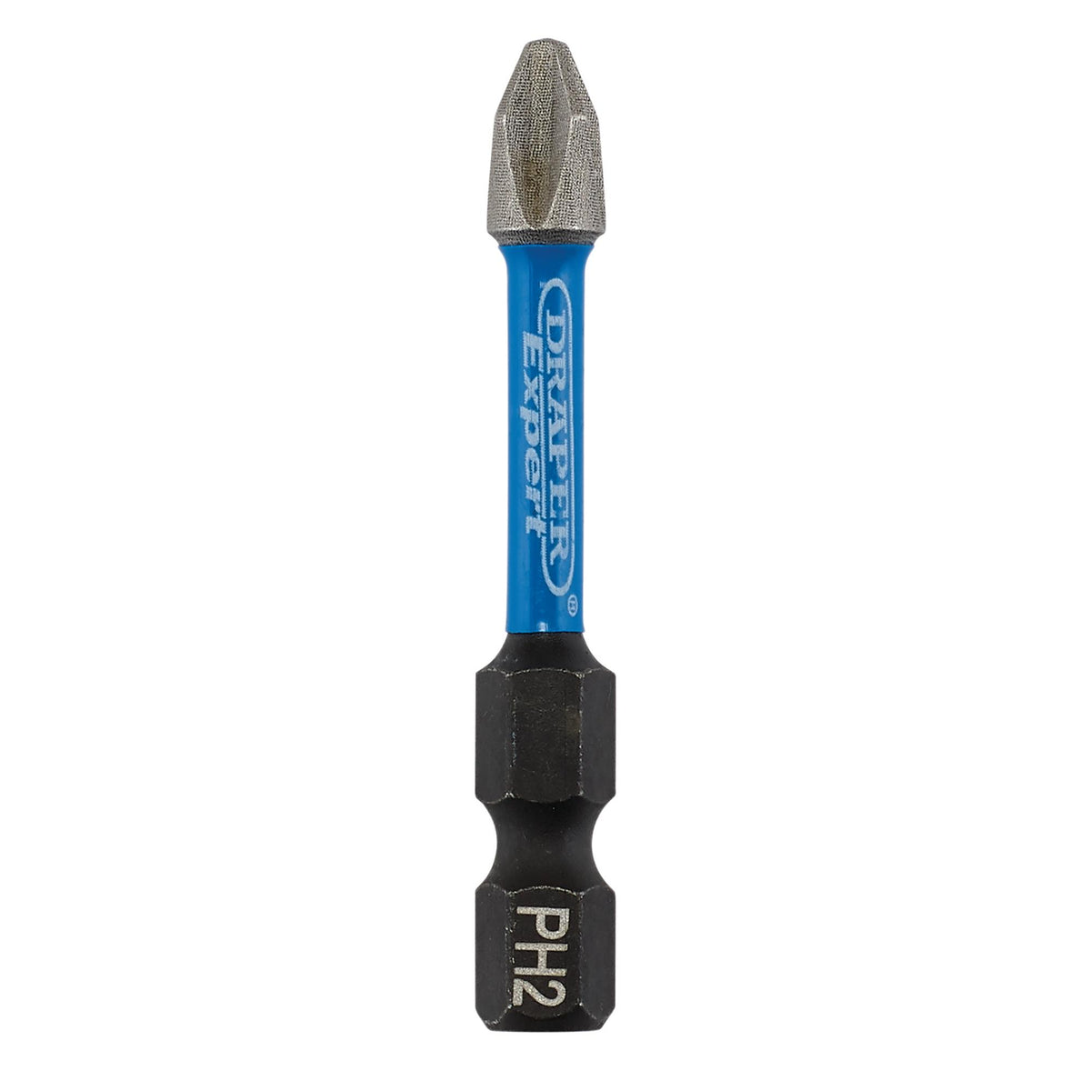 Draper Expert Cross Slot/PH Type Impact Screwdriver Bits, No.2 x 50mm, 1/4" Hex (Pack of 20) : Model No. IMBH/PH50/20