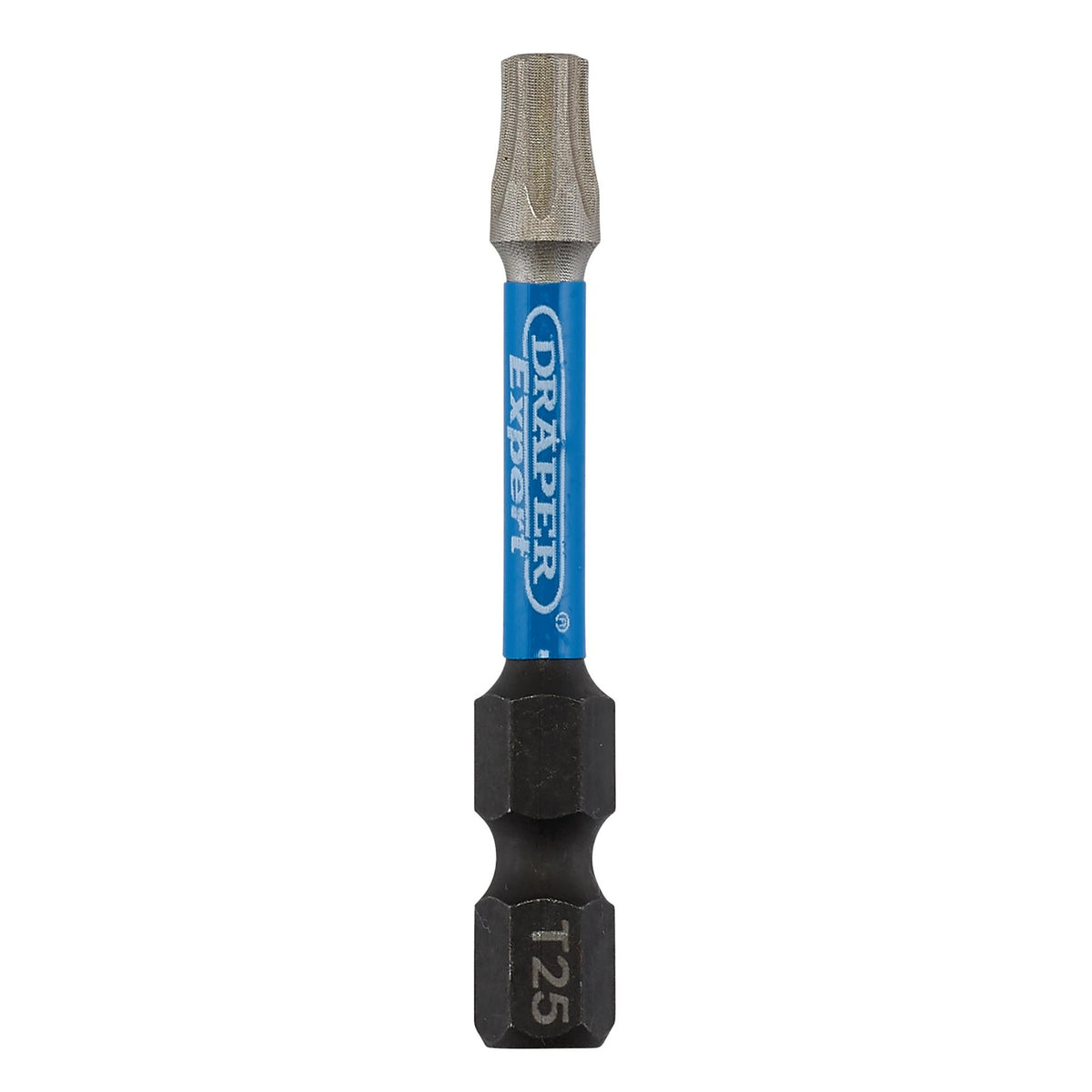 Draper Expert TX-STAR Impact Screwdriver Bits, T25 x 50mm, 1/4" Hex (Pack of 20) : Model No. IMBH/TX50/20