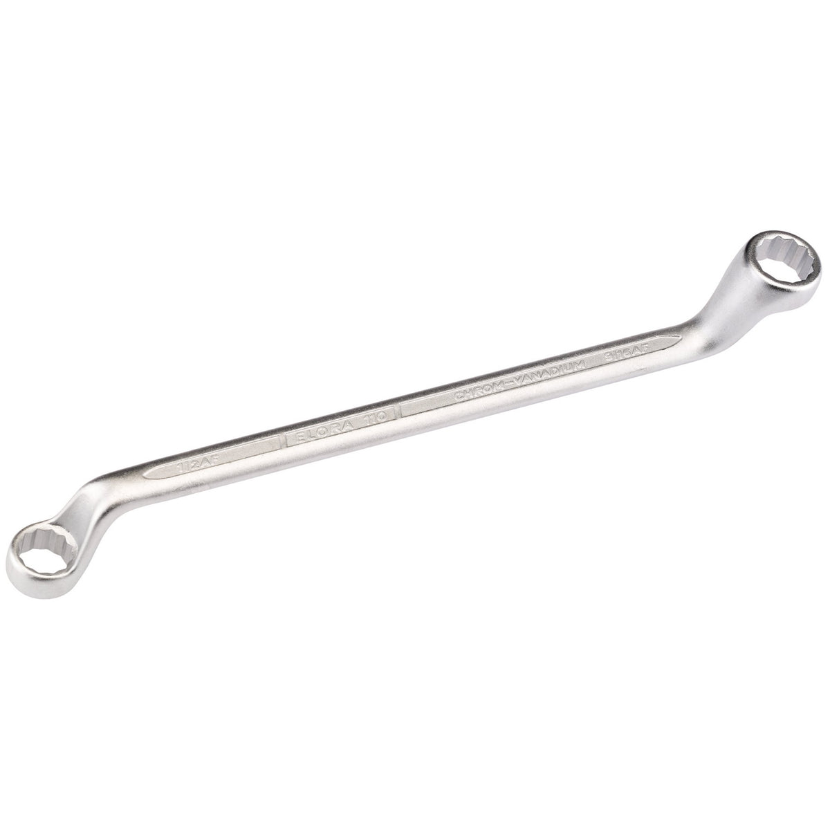 1.1/16 x 1.1/8" Elora Deep Crank Imperial Ring Spanner : Model No. 110